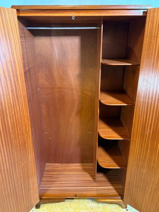 Image 1 of Mid Century Retro Teak Wardrobe by McIntosh (Circa 1960)  A stylish mid century modern teak wardrobe by the renowned British fur