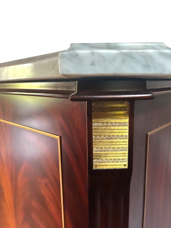 Image 1 of Louis XVI style sideboard in solid mahogany