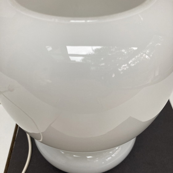 Image 1 of Table lamp white opaline glass vintage 70'S italian work