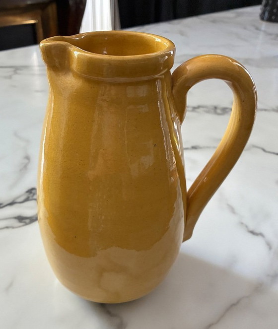 Glasierter Terrakotta-Krug – Geschirr, Ceramic (photo 3 of 8)