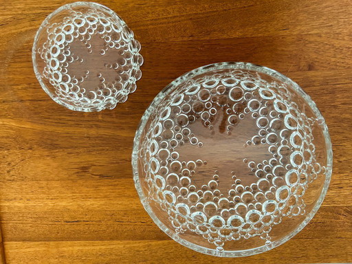 Vintage Set (6x) Schalen groß/klein Bolero Bubble 70er