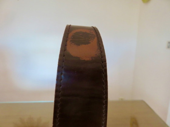 Image 1 of Porte bouteilles en cuir attribué à Jacques Adnet pour les Cognacs J & F Martell, France, 1950