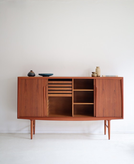 Vintage Hoog Dressoir Axel Christensen, Jaren 50/60 – Aco Møbler, High boards, Wood (photo 10 of 13)