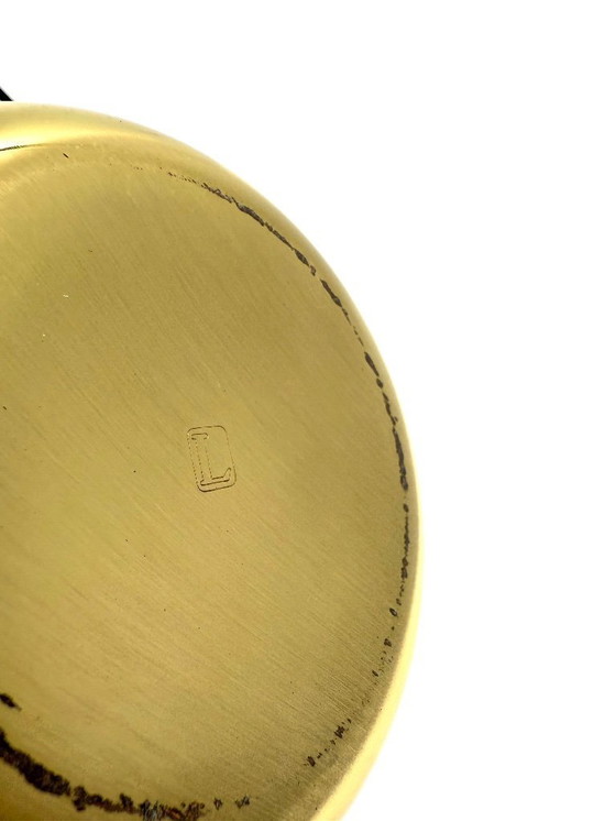 Image 1 of Secchiello per ghiaccio in oro Hollywood regency, Lira Italia, 1980 ca.