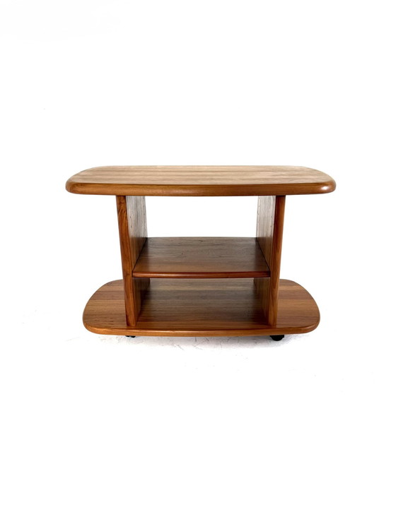 Image 1 of Vintage teakhouten trolley, Toften Møbelfabrik ‘80