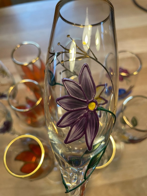 Juego exclusivo de Paul Nagel, serie Tiffany, 11 copas de champán. – Vasos y jarras, Glass (photo 8 of 14)