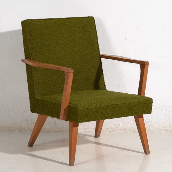 Poltrona vintage verde (c.1950) – Poltrone, Wood (photo 4 of 33)