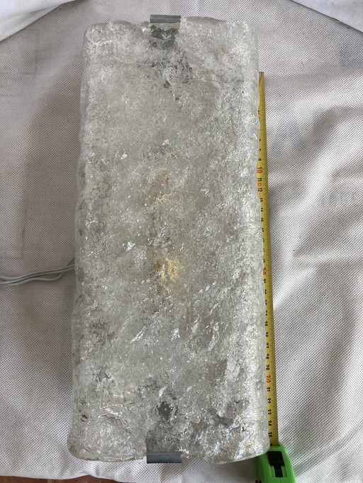 Large wall light vintage Murano glass Italian work