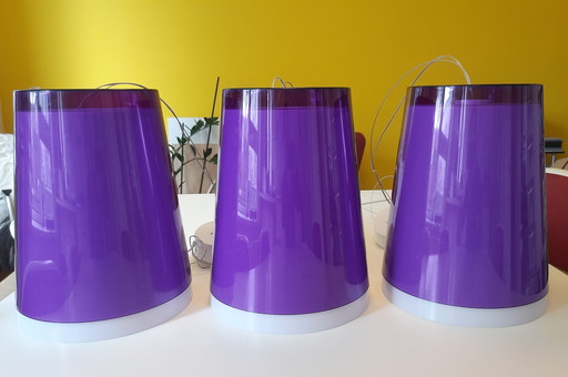 3x Pedrali violet, double, L001S/AA,