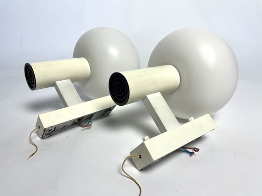 Space Age Design Wall Lamps