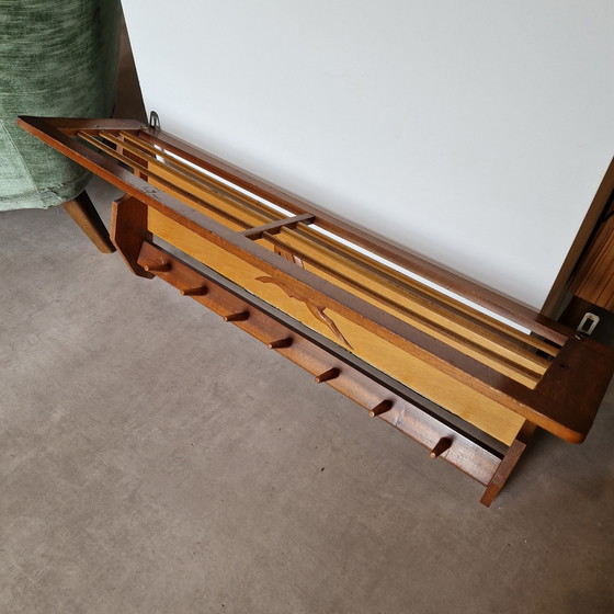 Image 1 of Appendiabiti vintage anni '60, appendiabiti da parete in legno danese