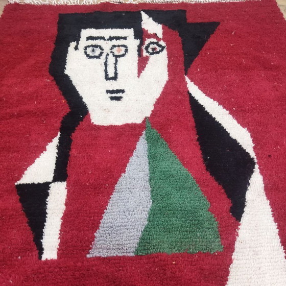 Image 1 of The Red Soul of the Atlas Berber Wool Rug