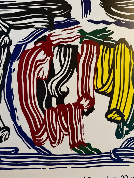 Image 1 of Roy Lichtenstein (1923-1997),  Brushstroke Still Life With Apple, 1983, copyright 1983 Roy Lichtenstein-Galerie Templon and Le C