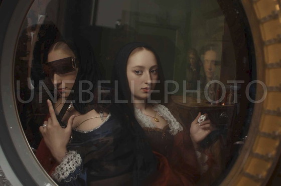 Image 1 of Photo imprimée sur plexiglass / Art baroque revisitée / Edition limitée / Decoration originale