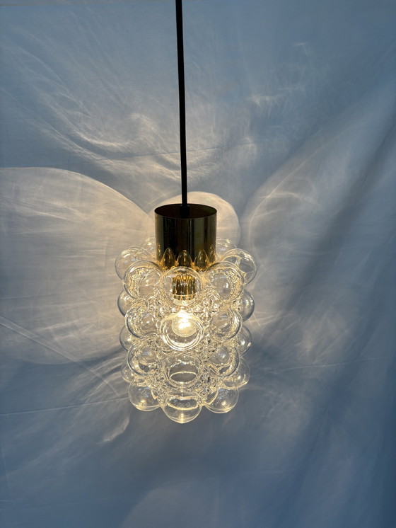 Image 1 of Vintage Helena Tynell pendant lamp, designer bubble lamp 1960