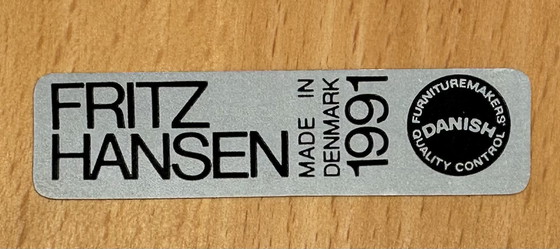 Image 1 of Sedie Fritz Hanzen di Arne Jacobsen 4x
