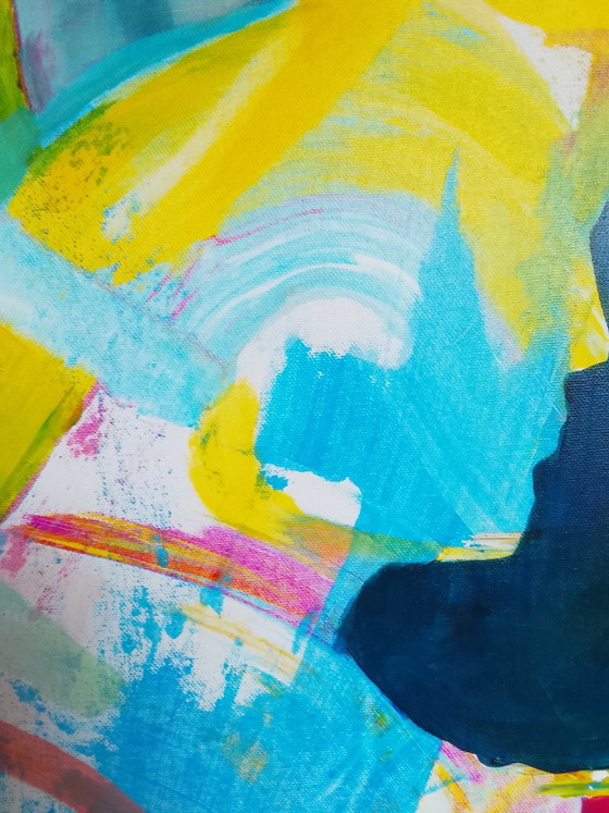 Image 1 of Acrylic painting #sophia 38x100cm