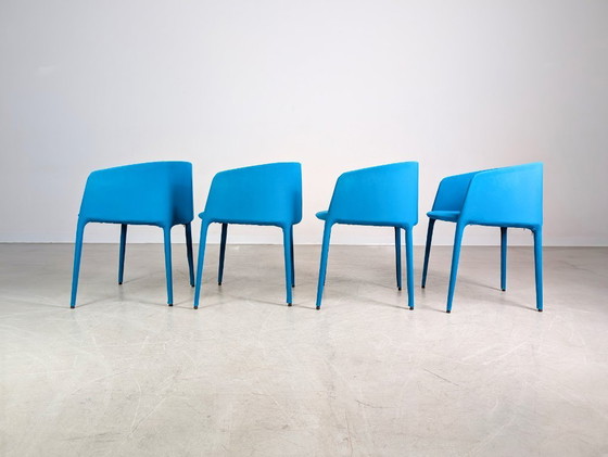 Image 1 of 4er Set MDF Italia Achille Armchair Jean Marie Massaud Design Stuhl