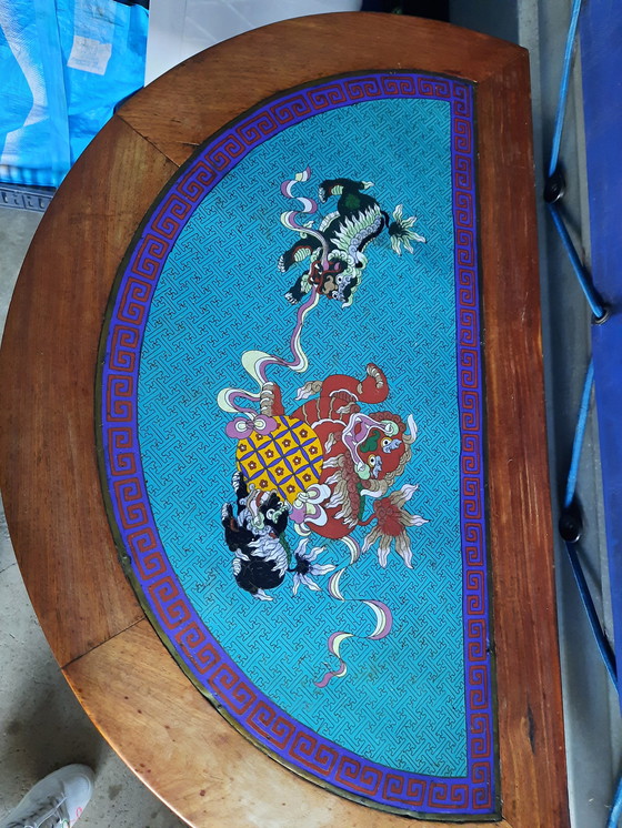 Image 1 of Chinesischer halbrunder Tisch