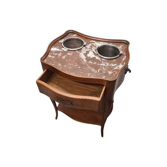 Image 1 of Antique French Louis XV Style Rafraichissoir Table, 19th Century