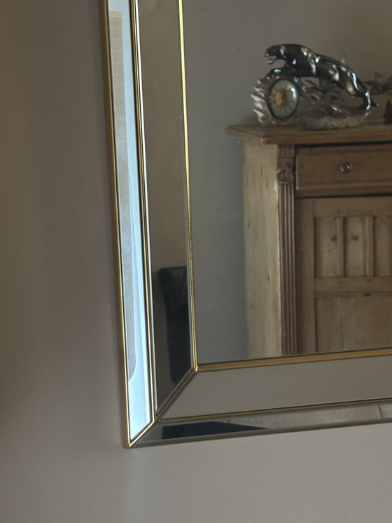 Image 1 of Vintage Deknudt spiegel (Messing)