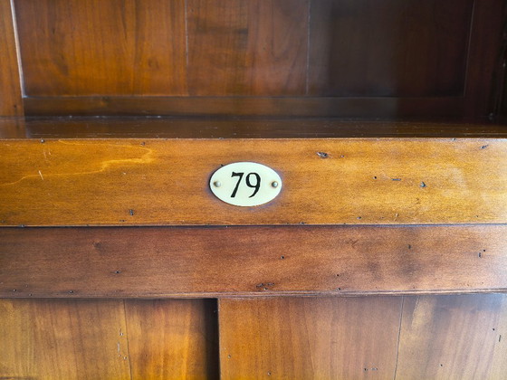 Image 1 of Assi d'Asolo bookcase - cherry wood - Italian design - mobili del collezione