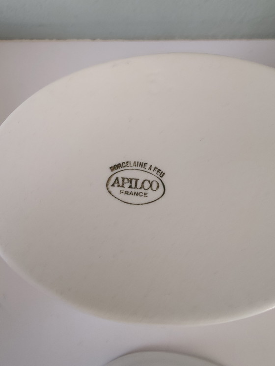 Image 1 of Apilco France Porcelaine à Feu pâté pot oiseau