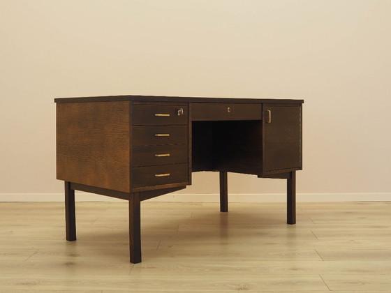 Image 1 of Bureau en chêne, design danois, années 1970, fabriqué au Danemark
