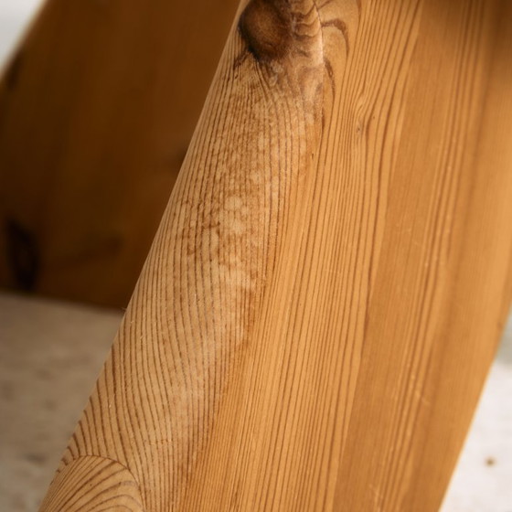 Image 1 of MK10156 Esstischgarnitur aus Kiefernholz von Rainer Daumiller für Hirtshals Savvaerk, 5er-Set