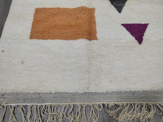 Traditional artisanal handmade pure wool colorful patterned Rug 150/250 cm, Ahrend, Rugs & carpets, Creme (photo 7 of 7)