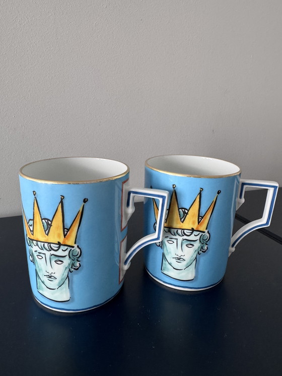 Image 1 of 2 Ginori 1735 mokken – Il Viaggio di Nettuno (zeeblauw)