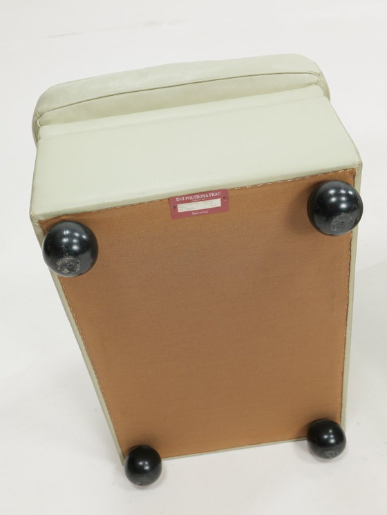 Image 1 of Poltrona Frau 'Dream B' Armchair and Ottoman,Italy,1980s