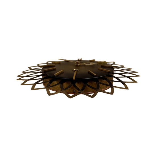 Image 1 of Mechanical sun hanging clock, Müller, Germany, 1960s.
