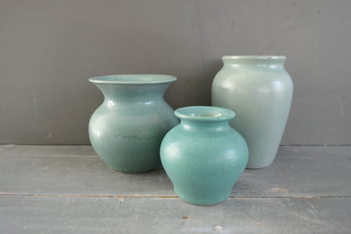 Vintage set of Prosman vases St. Philipsland Holland