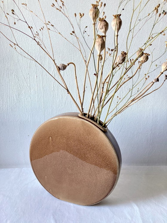 Grote kalebasvormige craquelé geglazuurde aardewerk vaas, Sia Collection – Vazen, Keramiek (photo 4 of 23)