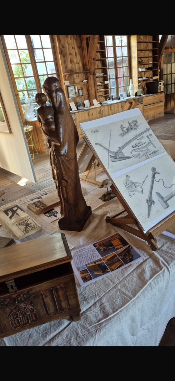Jean Joly – Escritorio de Artista Único con Procedencia Documentada – Wood (photo 23 of 29)