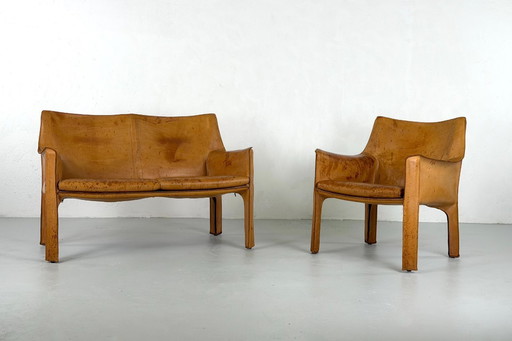 Set of 1 CAB 413 and CAB 414 by Mario Bellini for Cassina - 1970s