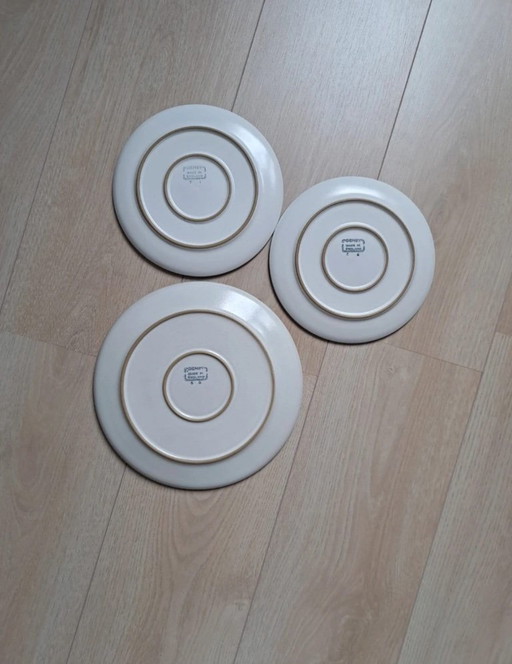 Plato vintage de gres Denby Cotswold fabricado en Inglaterra