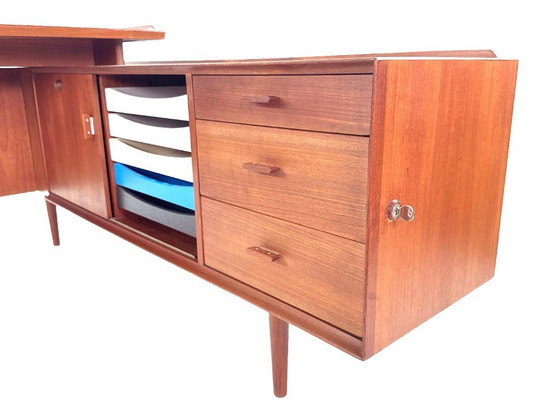 Scrivania Direzionale Arne Vodder Modello 209 – Sibast, 1970 – Scrivanie, Wood, Vintage (photo 11 of 14)