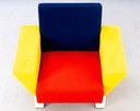 ETTORE SOTTSASS. Poltrona della serie Westside per Knoll