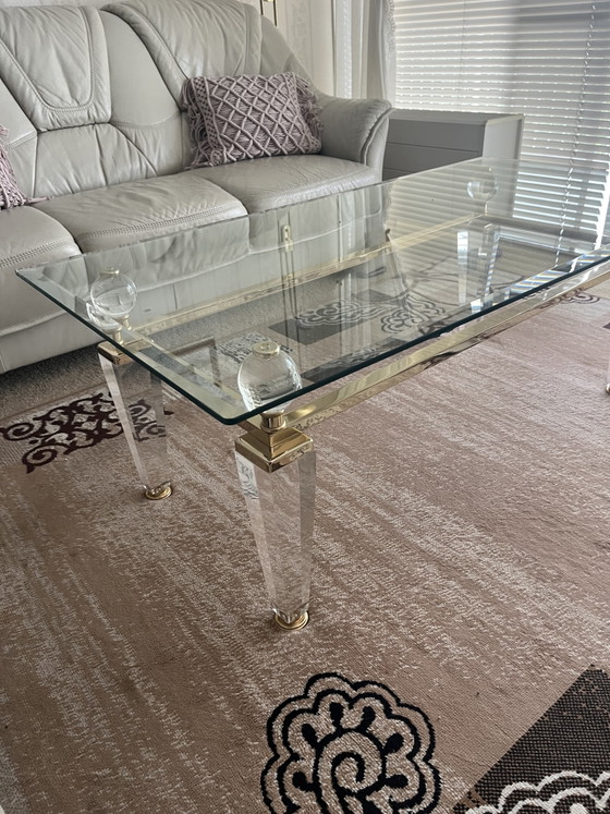 Glass Coffee Table – Metal (photo 2 of 5)