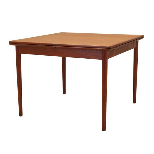 Table en teck, design danois, années 1970, production : Danemark