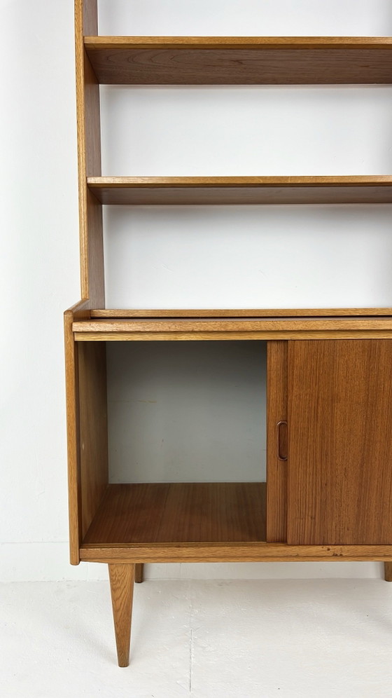 Librerie vintage in impiallacciatura di teak (photo 5 of 11)