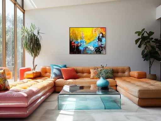 Toile d'Artiste - TEDYZET - Cosmic World Lights #22