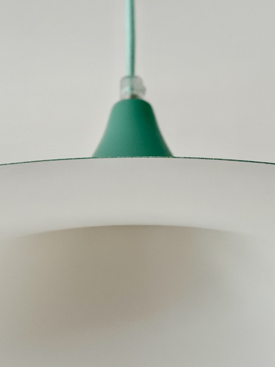 Lampada a sospensione Vintage Semi di Bonderup & Thorup per LYFA – verde menta/pistacchio – 1968 (photo 6 of 14)