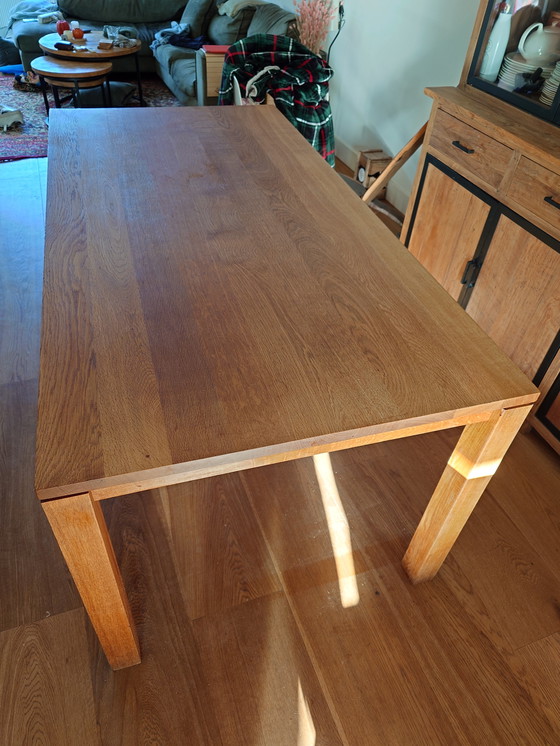 Image 1 of Goossens Solid Oak Table