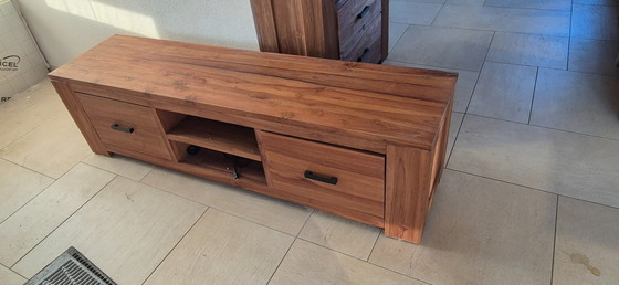 Image 1 of Teakhouten tv meubel