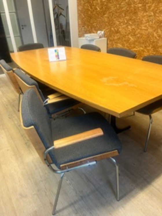 Image 1 of 8 sedie e tavolo di design danese Duba anni '70