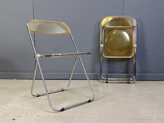 Image 1 of Chaises plia vintage de Castelli, années 1970