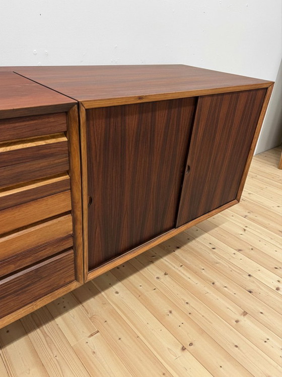 Image 1 of Poul Cadovius Floating Wall Mounted Rosewood Sideboard By CADO, 1960s.